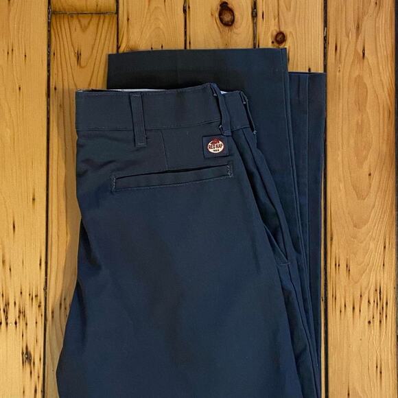 Vintage Deadstock Red Kap Brown/Grey Work Pants Workwear 30W - Picture 1 of 4